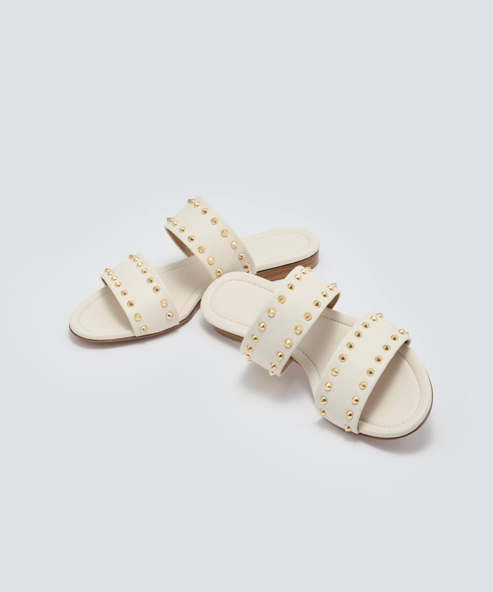 PELLICO スタッズ サンダル 1.0cm VANILLA サンダル AMAN ONLINE