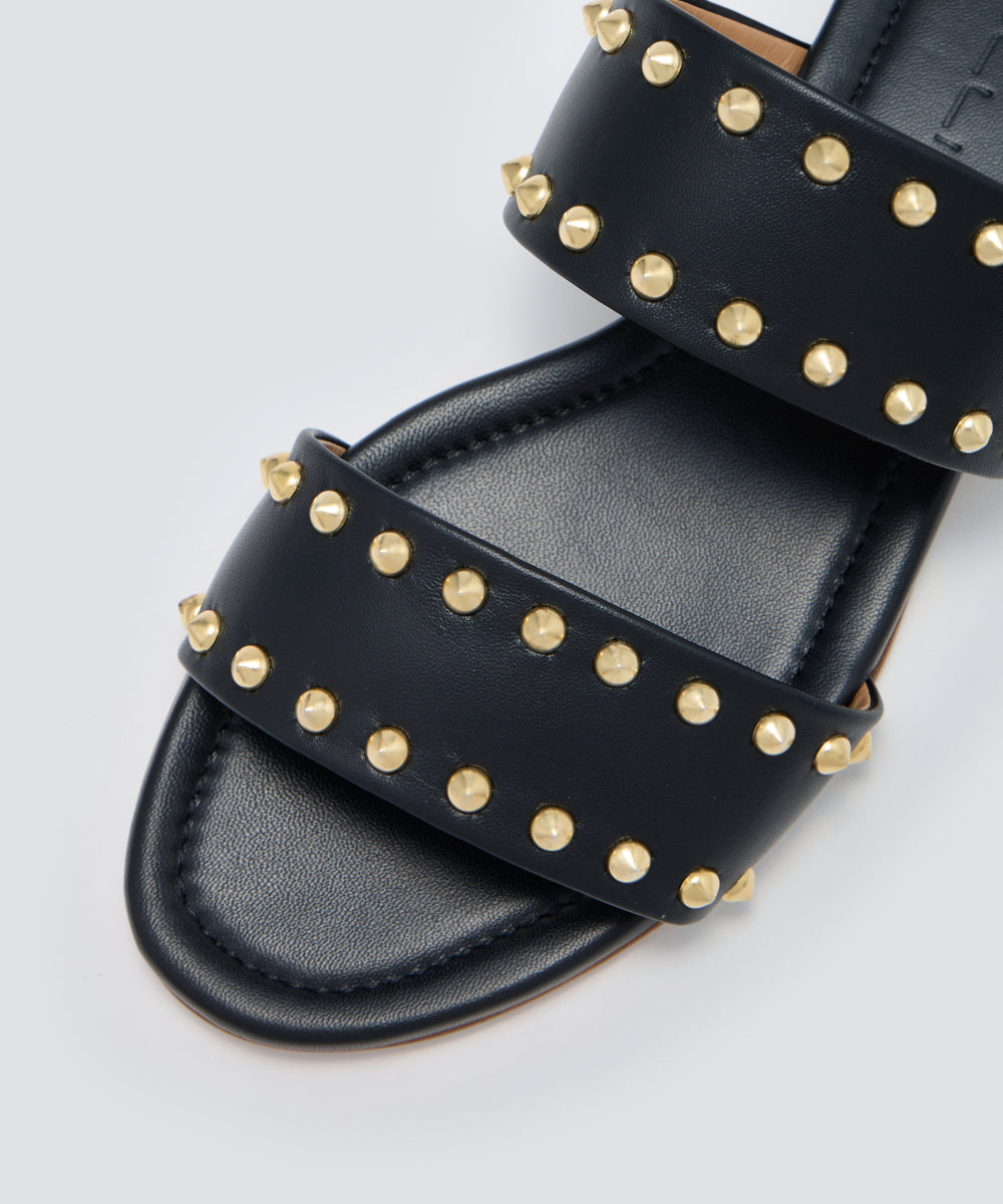 ペリーコ PELLICO サンダル SAMI レガータ 1.0cm ローヒール フラットサンダル ミュール 靴 シューズ ブラック 6598 0004  0001/36