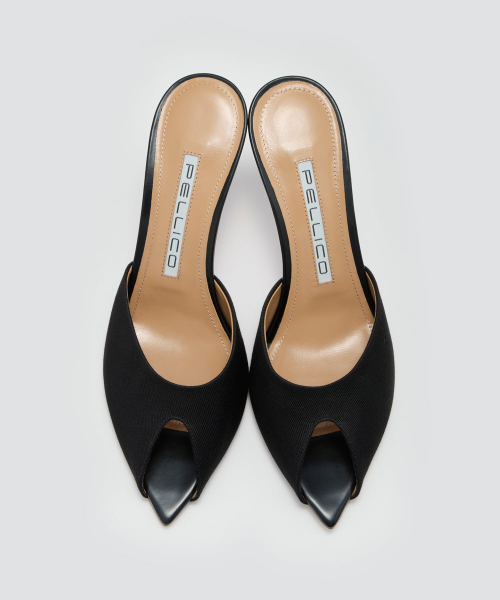 PELLICO サンダル 8.0cm BLACK サンダル AMAN ONLINE STORE アマン 