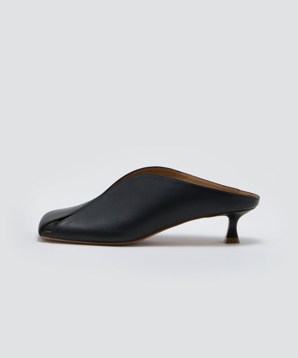 ALICE ミュール 3.5CM BLACK