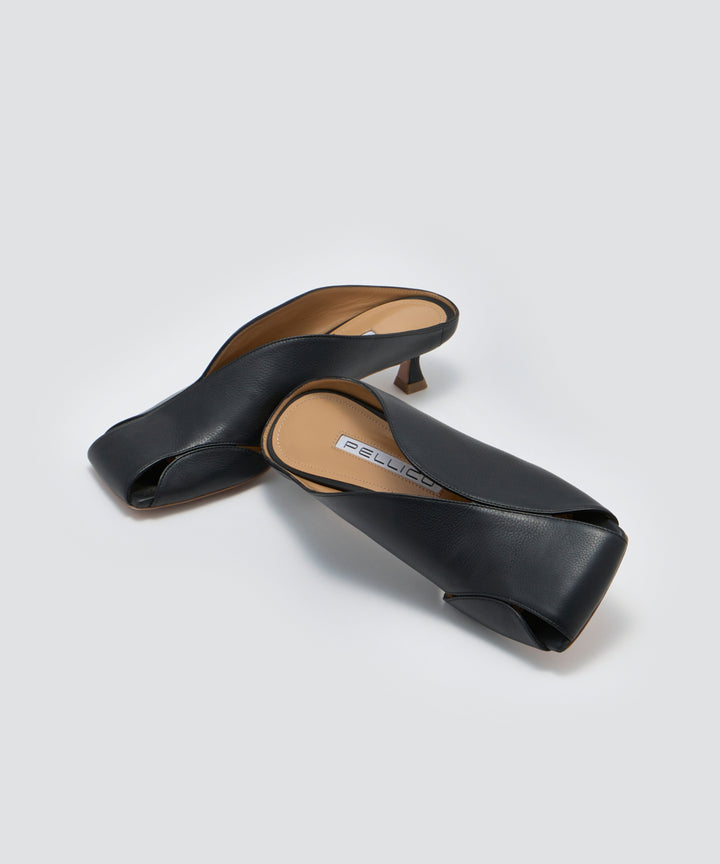 PELLICO ミュール 3.5cm BLACK | AMAN ONLINE STORE アマン
