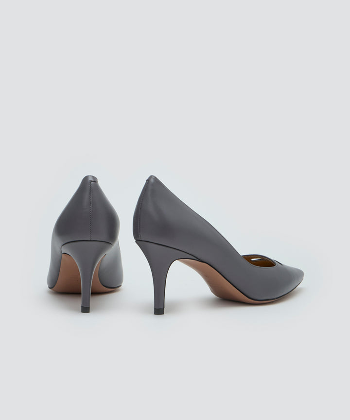 PELLICO アネッリ スムース パンプス 6.5cm STEEL GREY パンプス AMAN