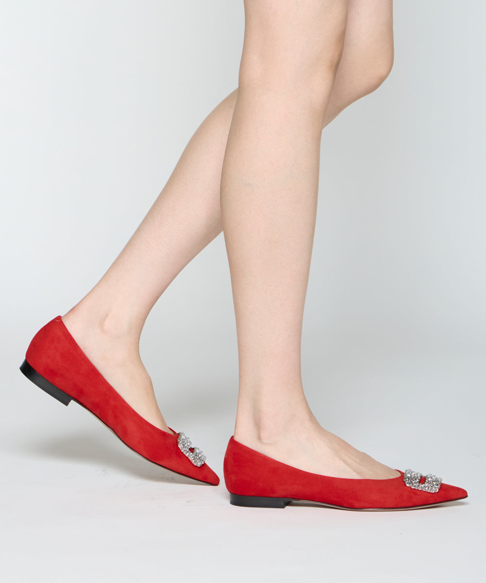 PELLICO | アネッリフィッビア スウェード パンプス 1.0cm ROUGE - アマンオンラインストア – AMAN ONLINE STORE