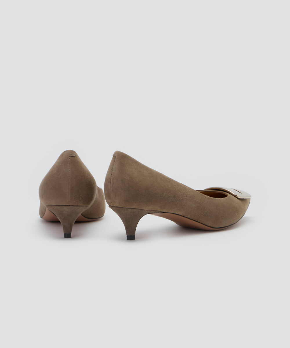 PELLICO | アネッリフィッビア スウェード パンプス 3.5cm TAUPE 