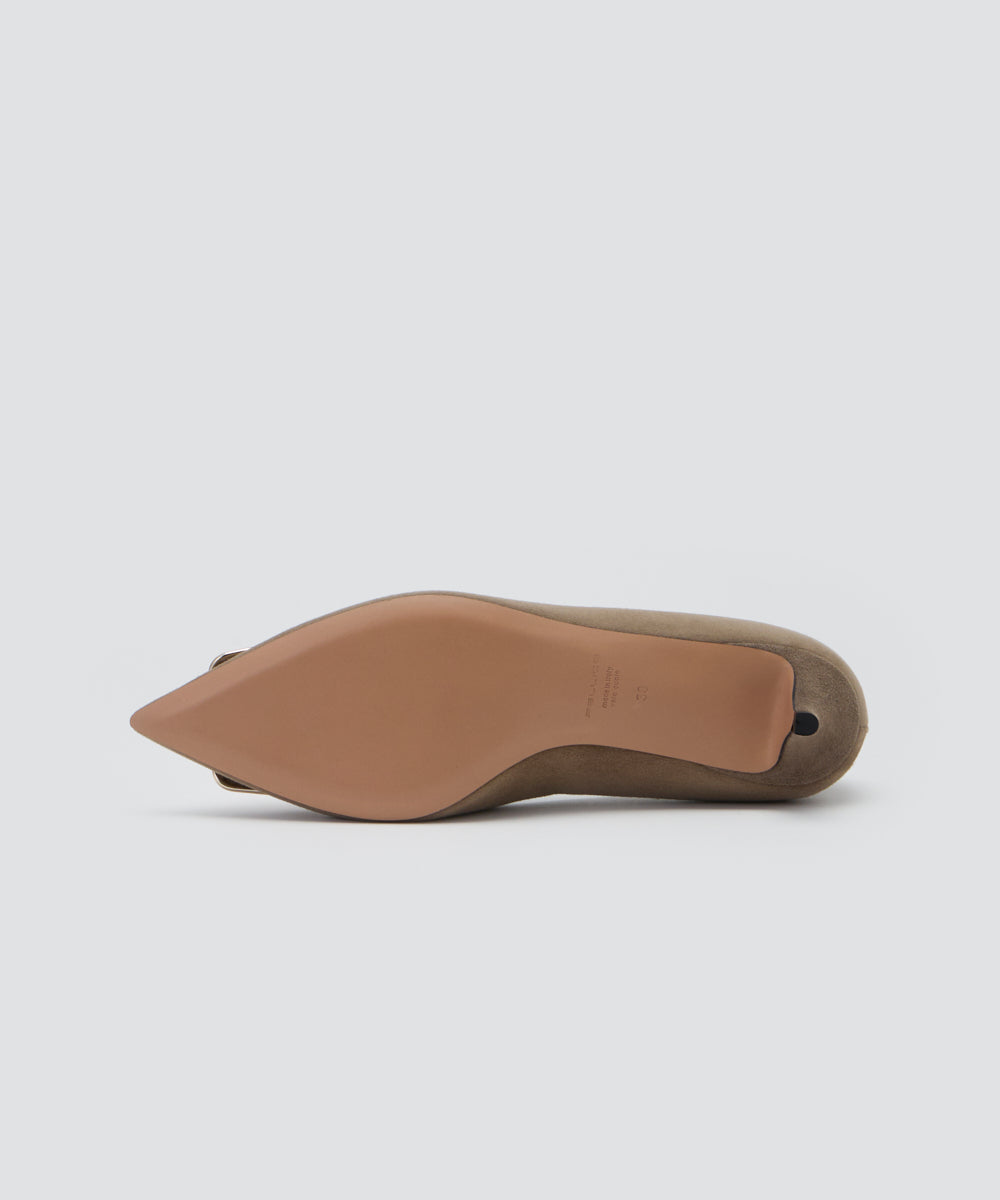 PELLICO | アネッリフィッビア スウェード パンプス 3.5cm TAUPE 