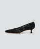 【OUTLET対象】VENERE レース パンプス 3.5cm BLACK