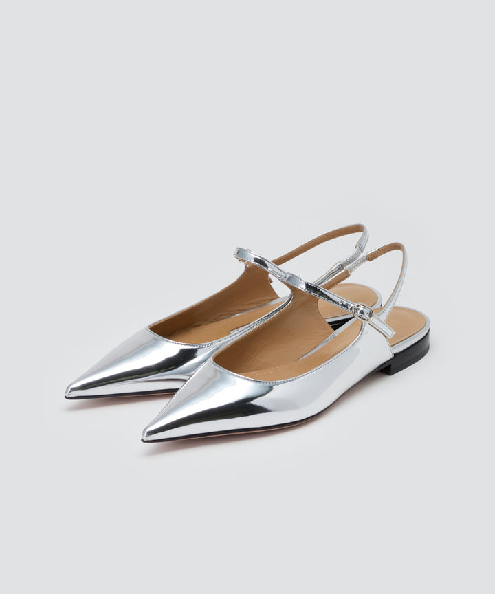 専用。PELLICO シルバー ポインテッドトゥパンプス
