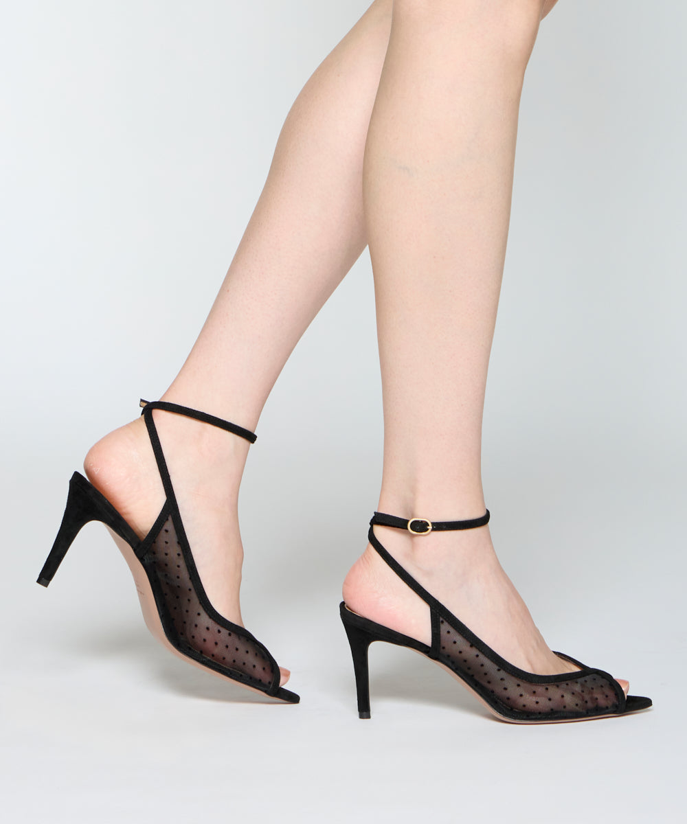 PELLICO アンクルストラップサンダル SAMI アンクルストラップ サンダル 5.0cm BLACK（サンダル