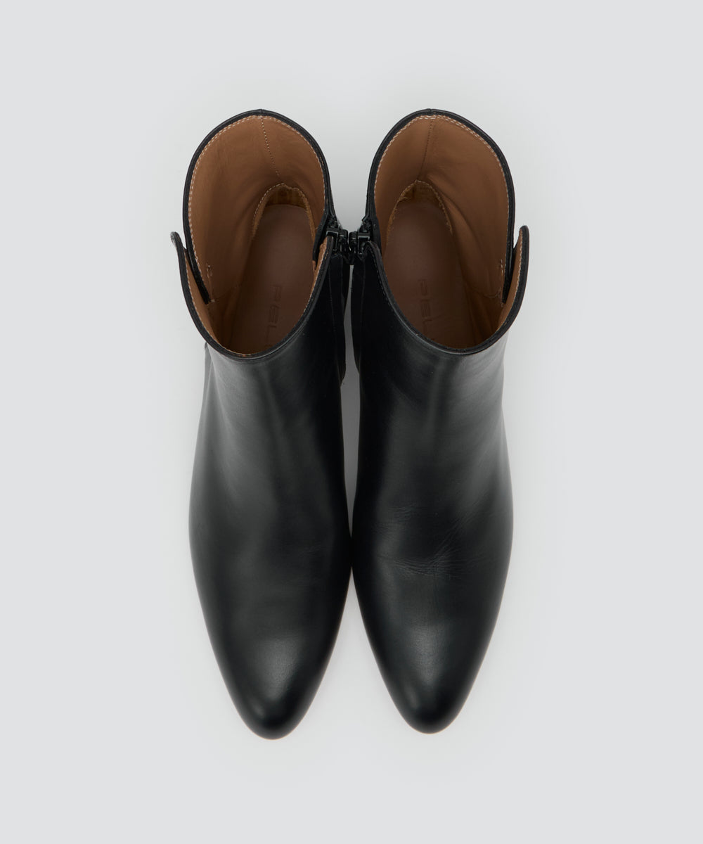 METRO ショートブーツ 3.5cm BLACK