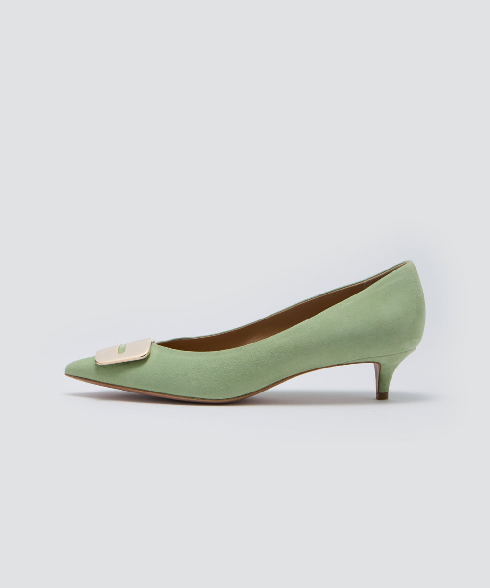 ANIMA アネッリフィッビア パンプス 3.5cm SPRING GREEN