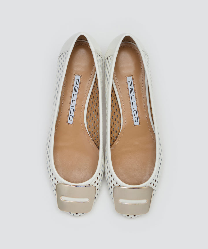 PELLICO | アネッリフィッビア パンプス 1.0cm WHITE - アマン