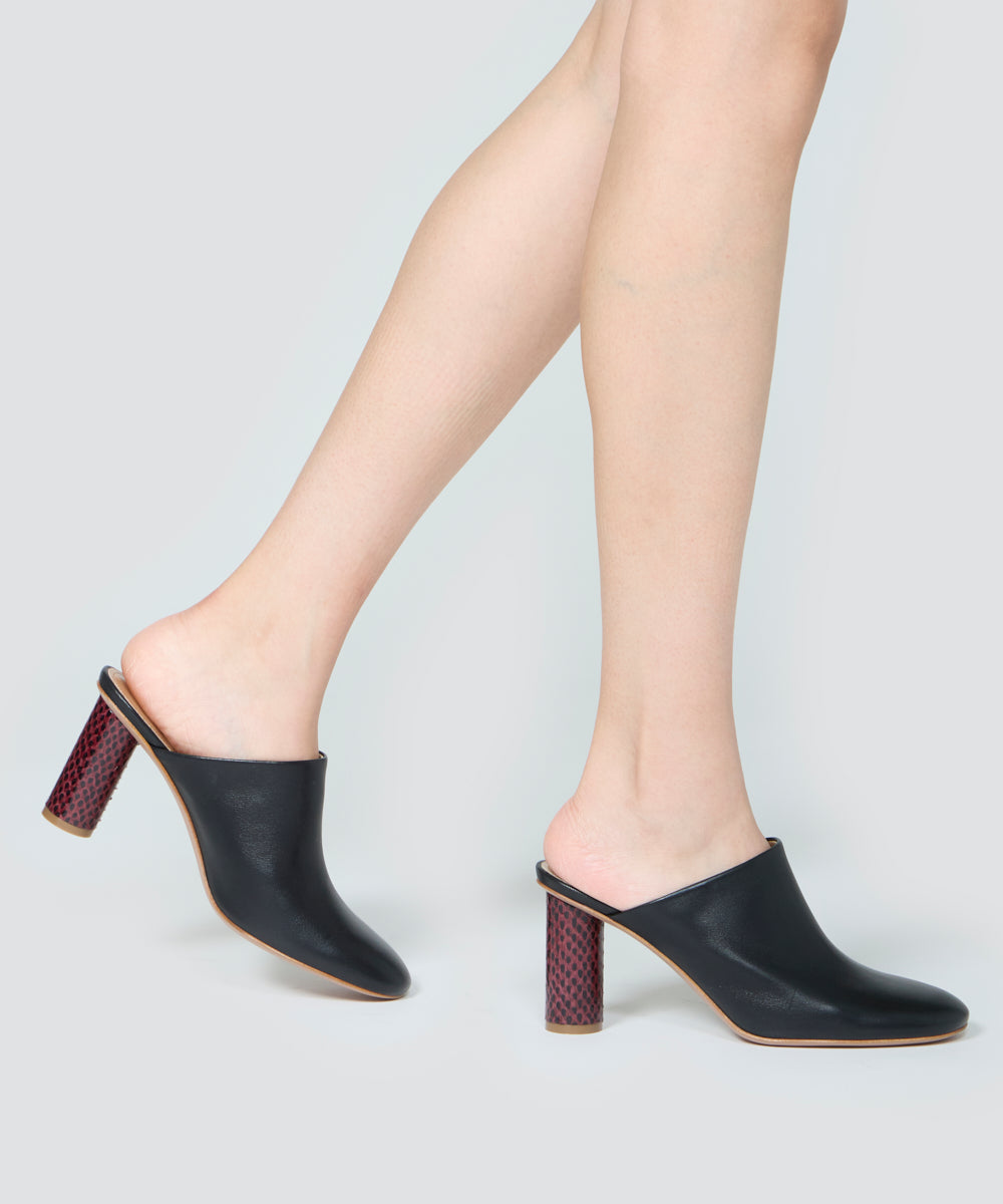 PELLICO | ミュール 8.0cm BLACK - アマンオンラインストア – AMAN