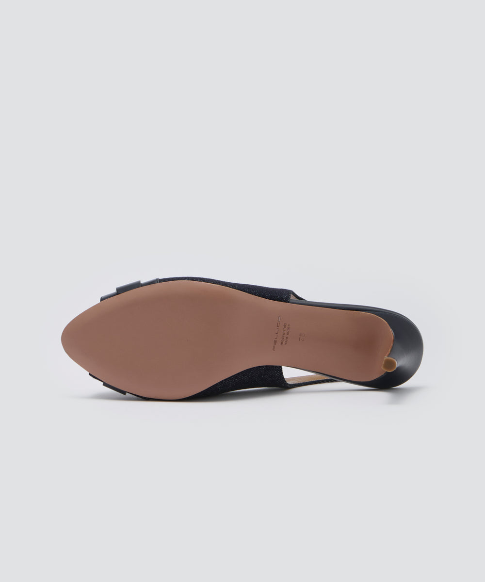 PELLICO | ガンチェット バックストラップ サンダル 8.0cm NAVY