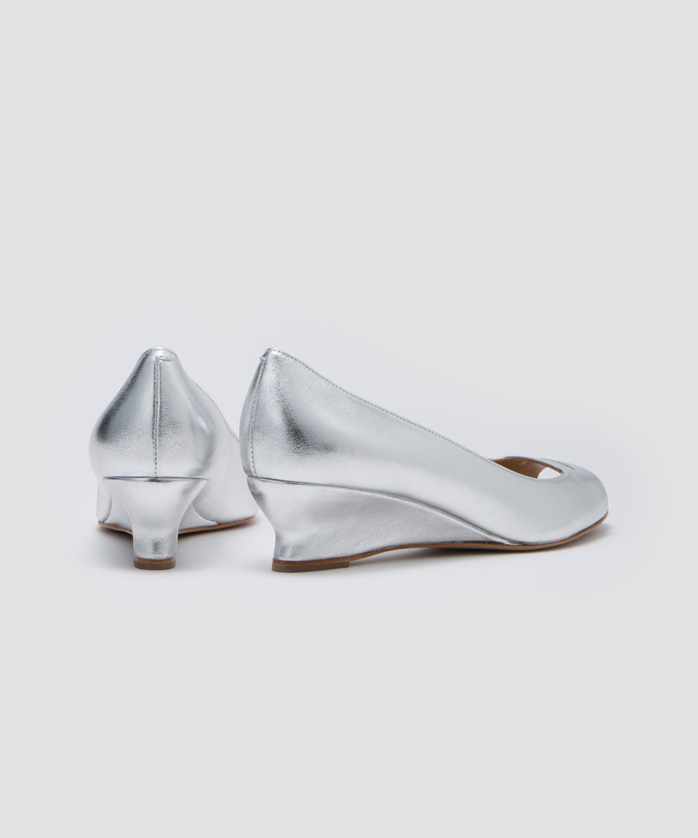 PELLICO | アネッリ ウェッジソール パンプス 4.0cm SILVER PELLICO | アネッリ ウェッジソール パンプス 4.0cm SILVER
