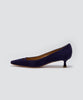VENERE アネッリソレッラ スウェード パンプス 3.5cm NAVY