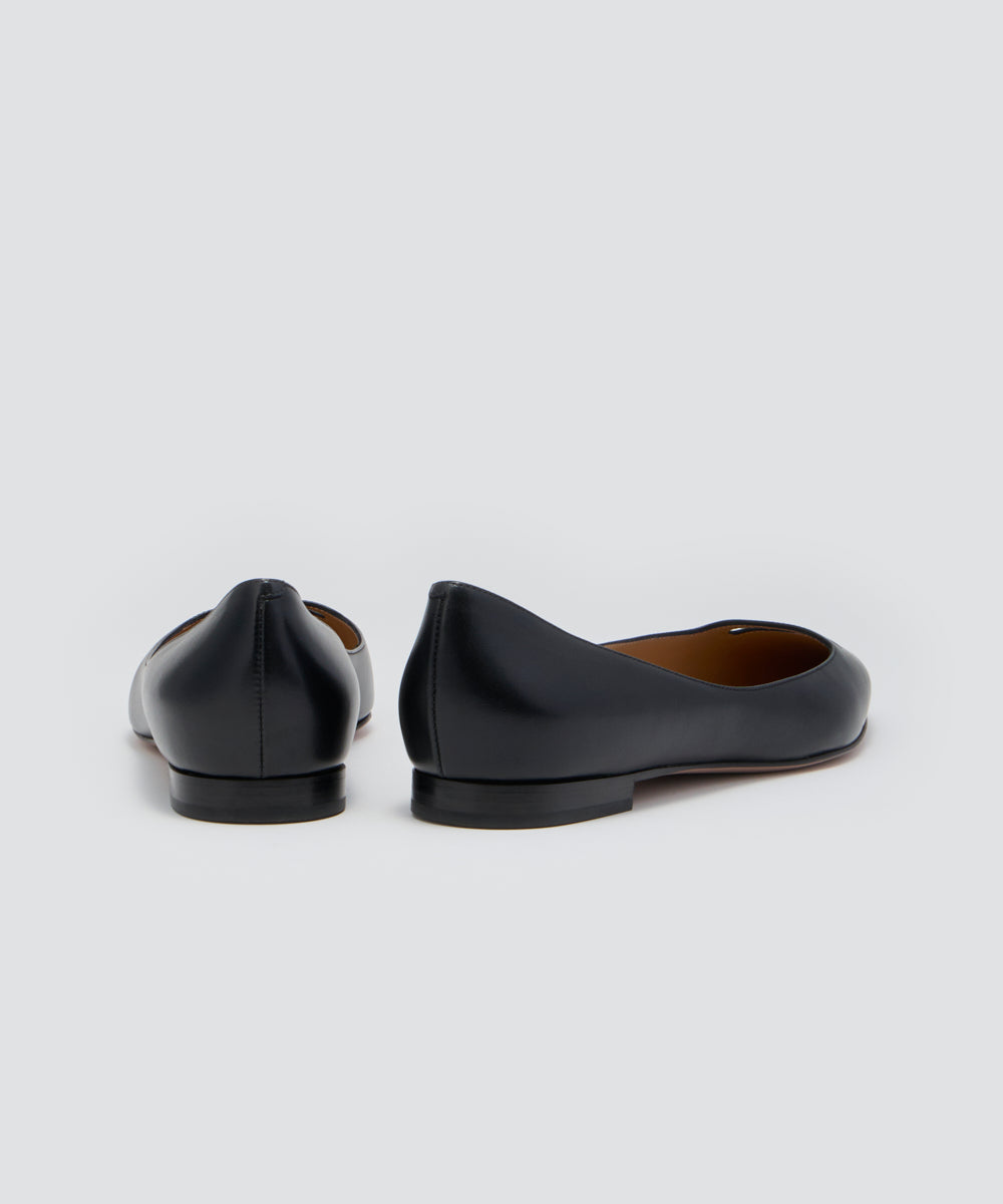 ANDREA アネッリ スムース パンプス 1.0cm BLACK