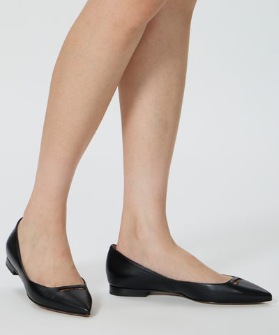 ANDREA アネッリ スムース パンプス 1.0cm BLACK