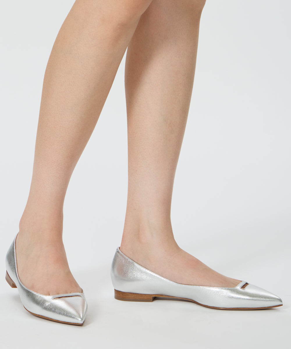 PELLICO | ANDREA アネッリ パンプス 1.0cm SILVER - アマンオンライン