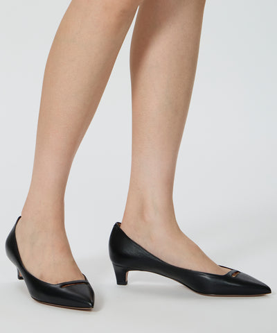 ANDREA アネッリ スムース パンプス 3.5cm BLACK