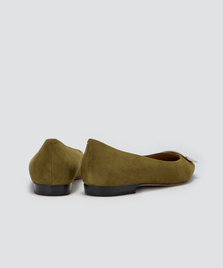 PELLICO | アネッリフィッビア スウェード パンプス 1.0cm OLIVE