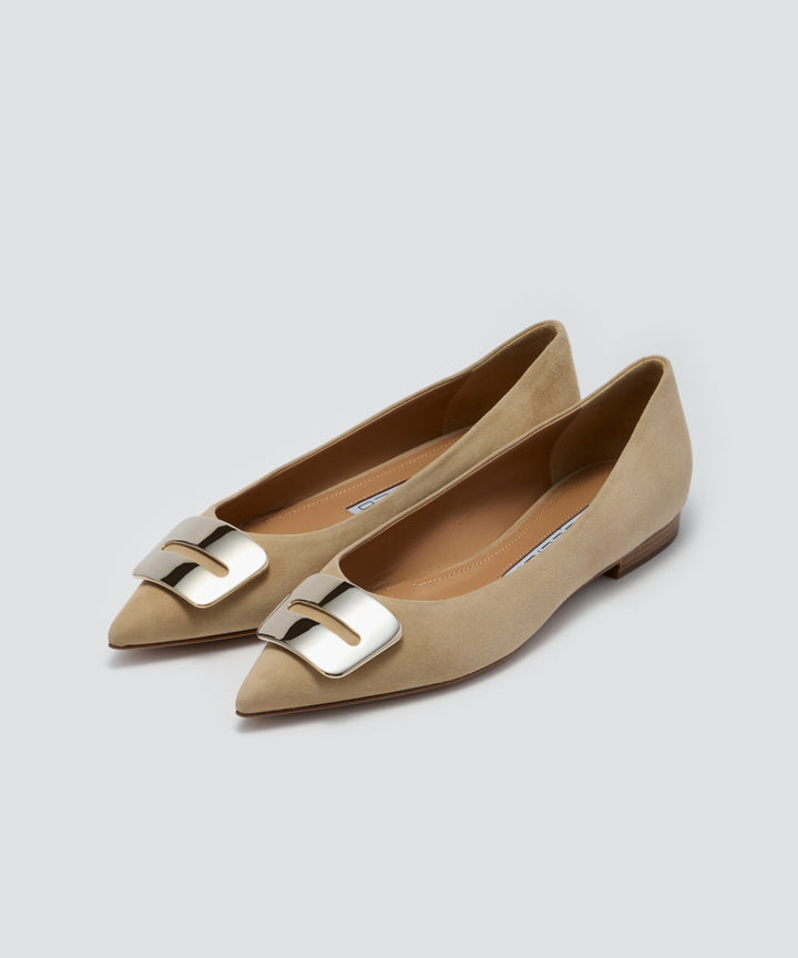 PELLICO | アネッリフィッビア スウェード パンプス 1.0cm BEIGE