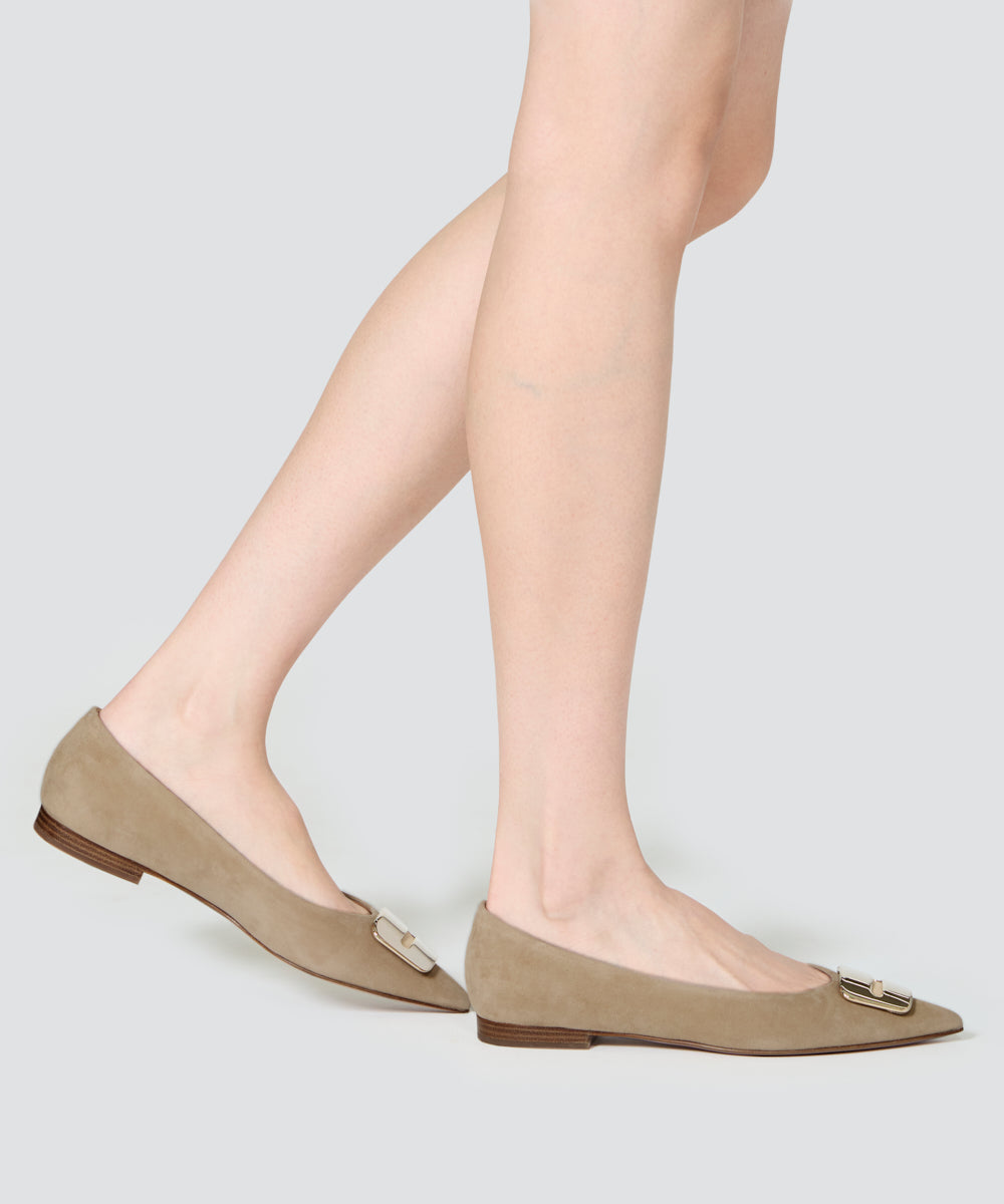 PELLICO | アネッリフィッビア スウェード パンプス 1.0cm BEIGE
