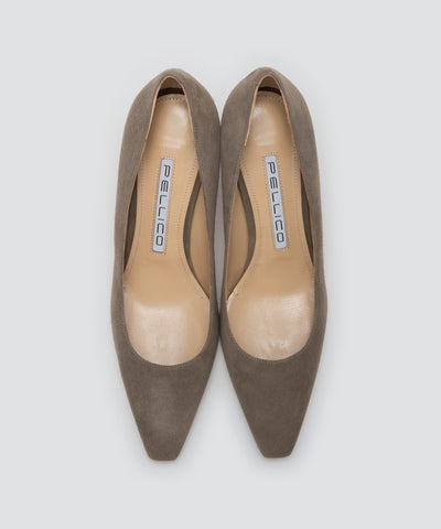 VENERE スウェード パンプス 6.5cm TAUPE