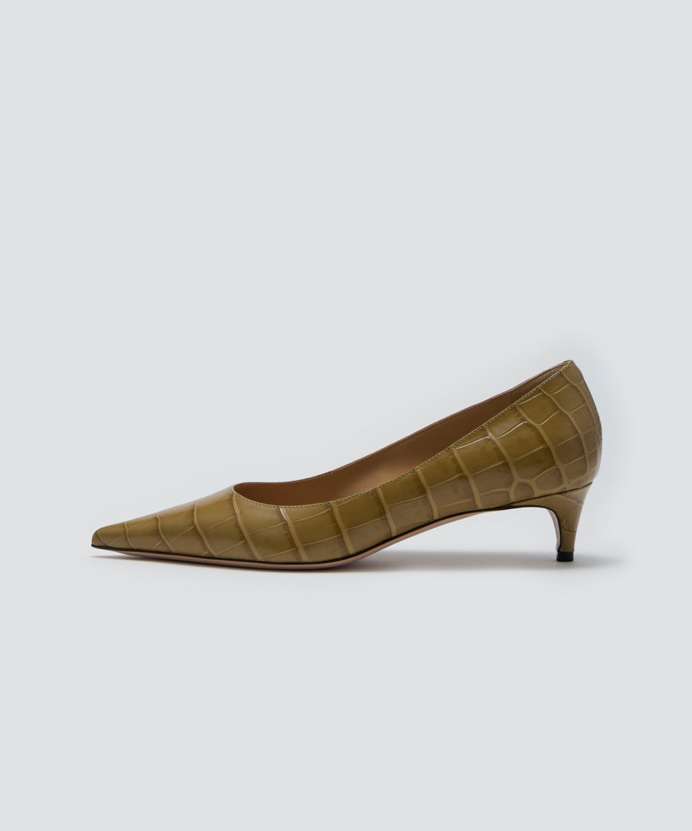 CUORE パンプス 3.5cm OLIVE