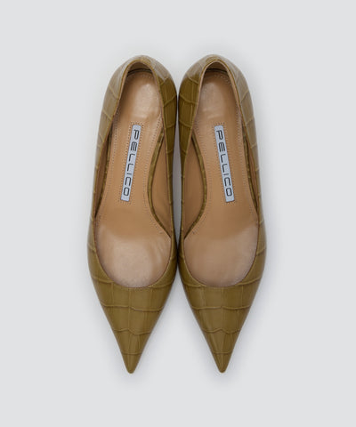 CUORE パンプス 3.5cm OLIVE