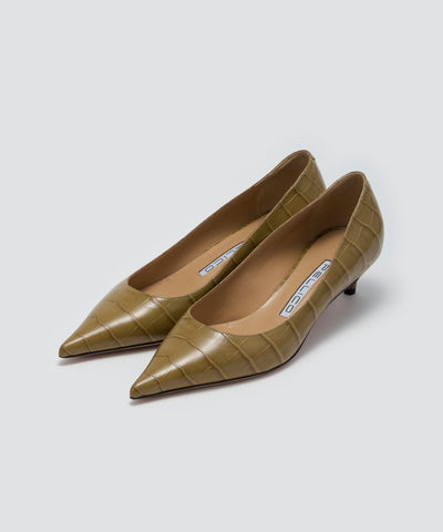 CUORE パンプス 3.5cm OLIVE