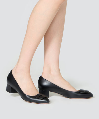 METRO アネッリフィッビア パンプス 3.5cm BLACK