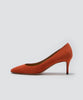 NICLA スウェード パンプス 6.0cm DARK ORANGE