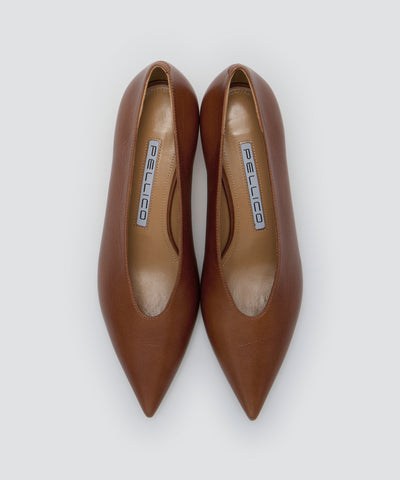 ANIMA パンプス 3.5cm BROWN