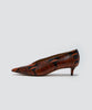 ANIMA パンプス 3.5cm PYTHON ORANGE