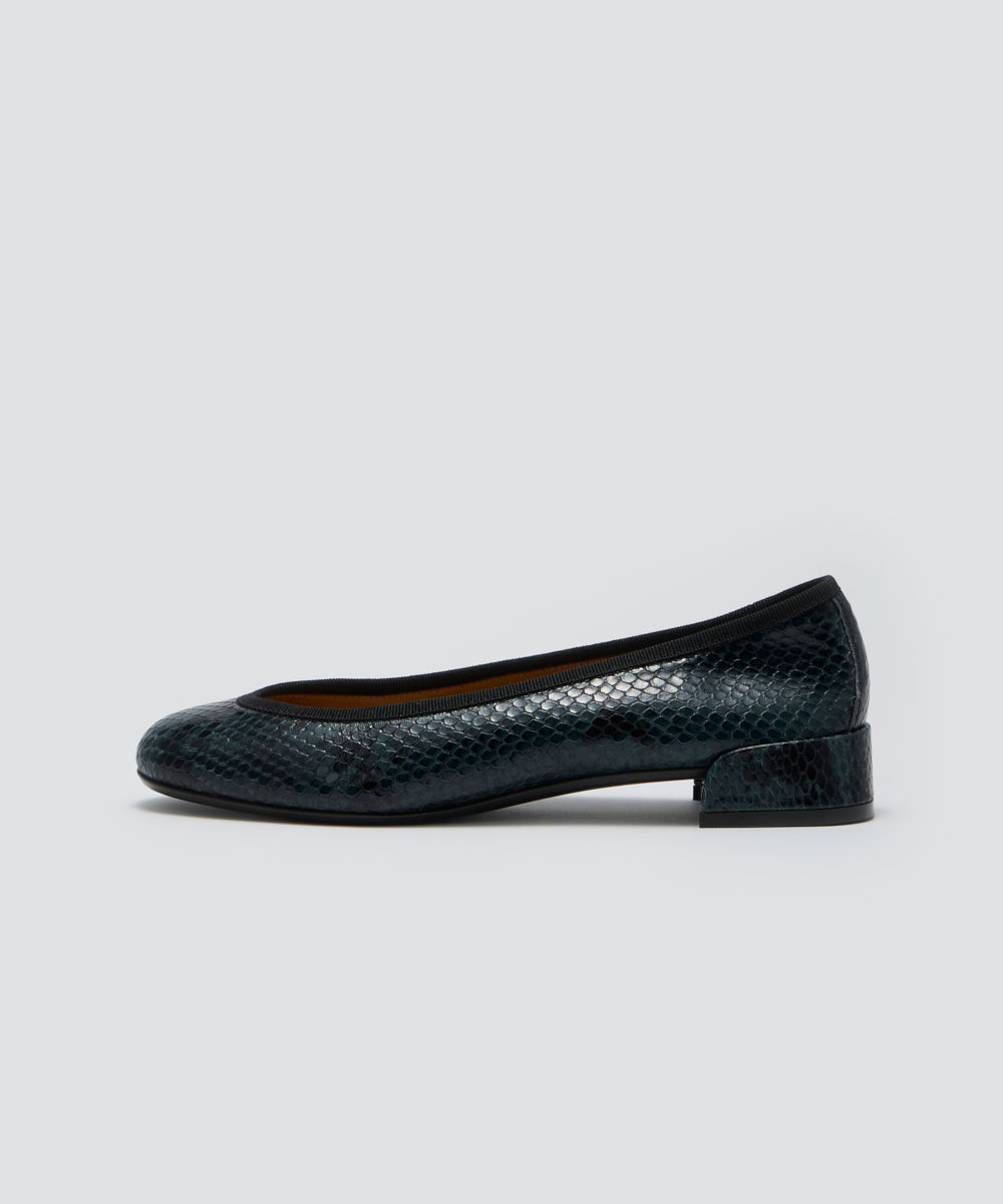 TAPA パンプス 2.5cm PYTHON BLUE