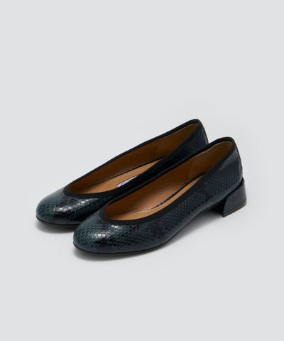 TAPA パンプス 2.5cm PYTHON BLUE