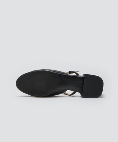 TAPA Tストラップ パンプス 2.5cm BLACK