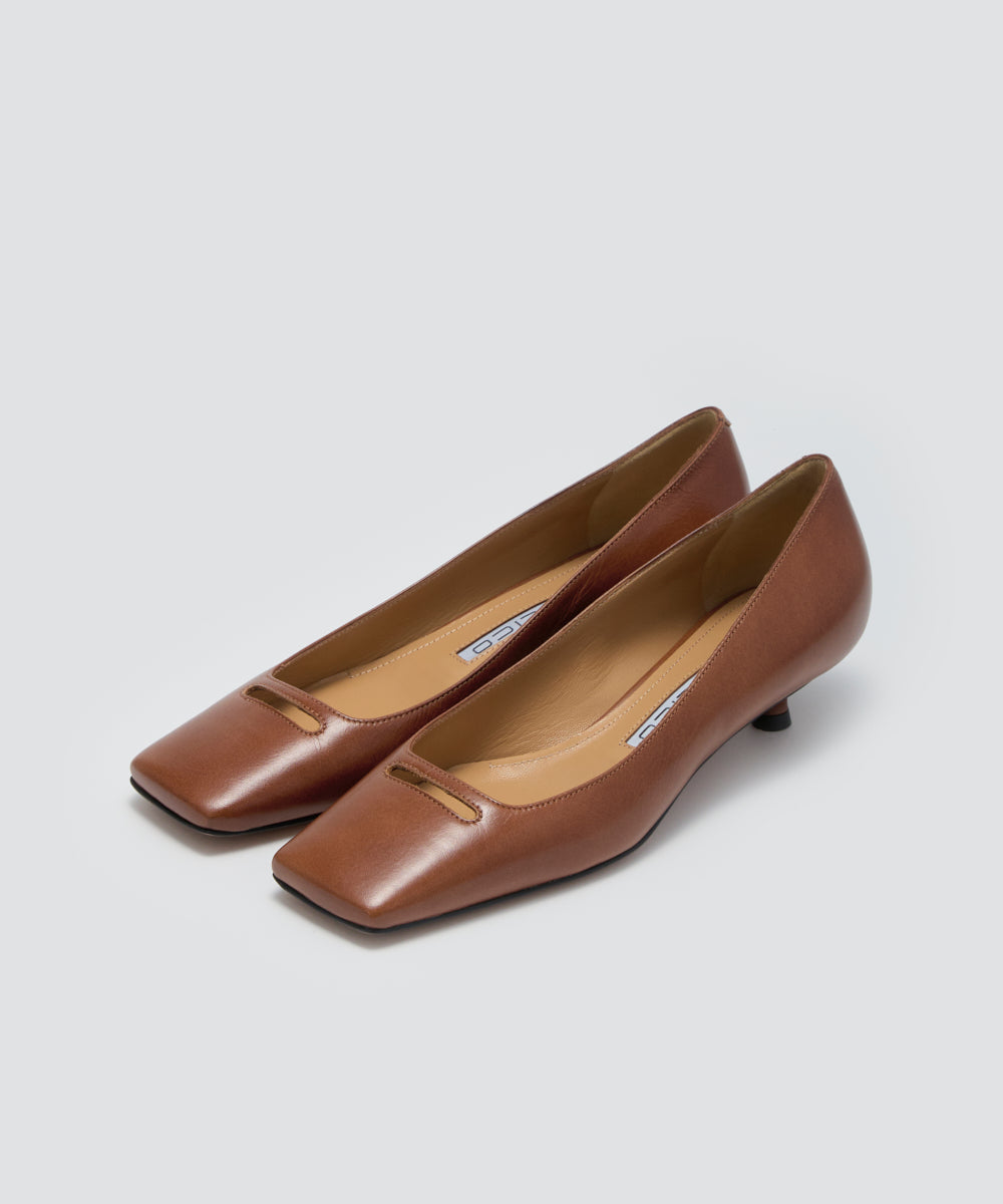 NORA アネッリ パンプス 3.0cm BROWN