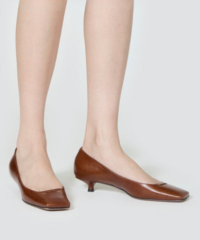 NORA アネッリ パンプス 3.0cm BROWN
