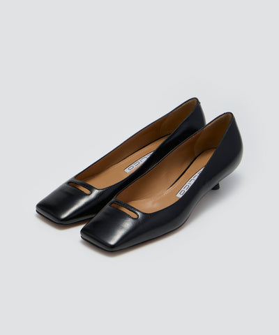 NORA アネッリ パンプス 3.0cm BLACK