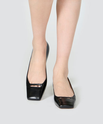 NORA アネッリ パンプス 3.0cm BLACK