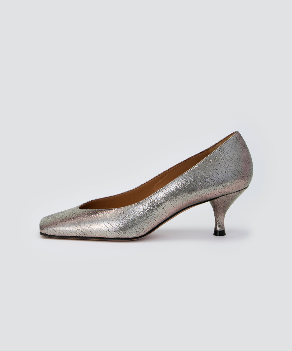NORA パンプス 6.0cm SILVER