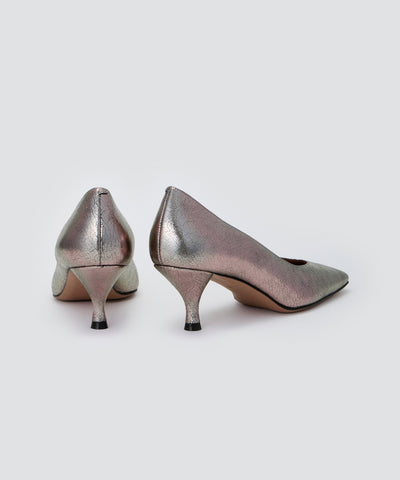 NORA パンプス 6.0cm SILVER
