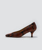 NORA パンプス 6.0cm PYTHON ORANGE