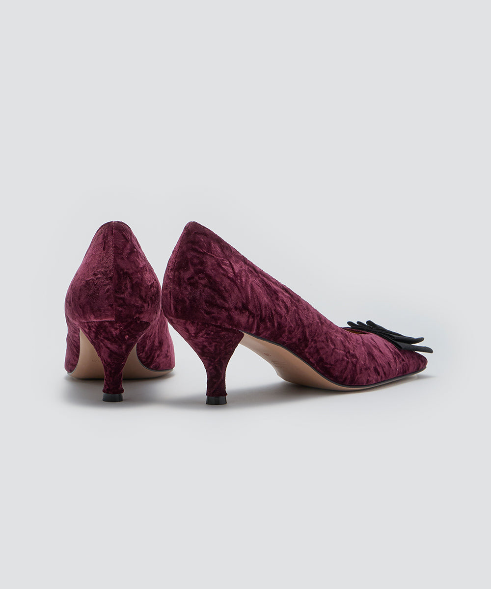 NORA パンプス 6.0cm WINE