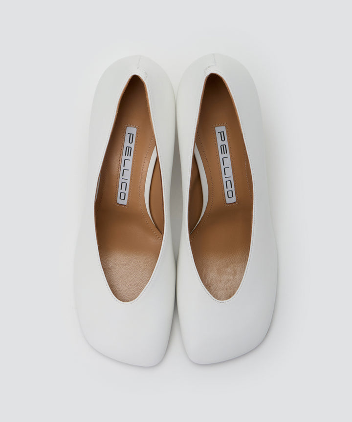 PELLICO | パンプス 8.0cm WHITE - アマンオンラインストア