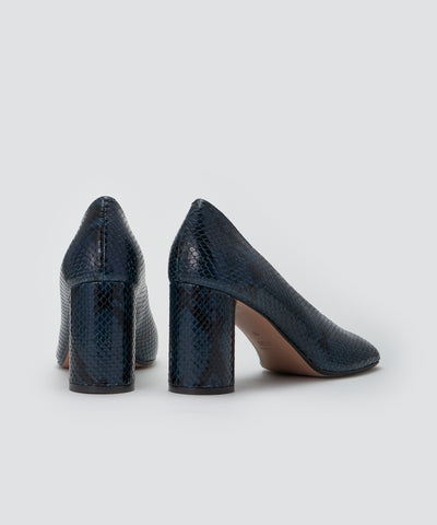 VOLA パンプス 8.0cm PYTHON BLUE