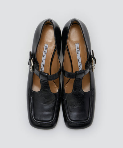 MATILDA Tストラップ パンプス 5.0cm BLACK