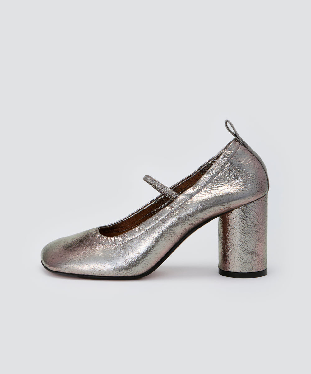 VOLA メリージェーン パンプス 8.0cm SILVER