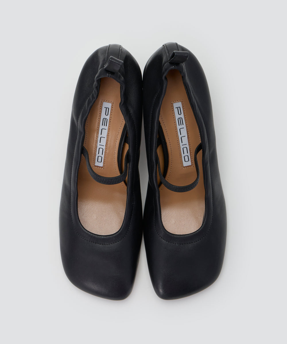 PELLICO ブラック 37 PELLICO | メリージェーン パンプス 8.0cm BLACK - アマン